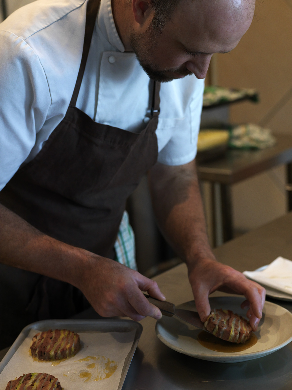 Working at Noma taught Josh to get rid of a lot of arbitrary processes from his cooking.