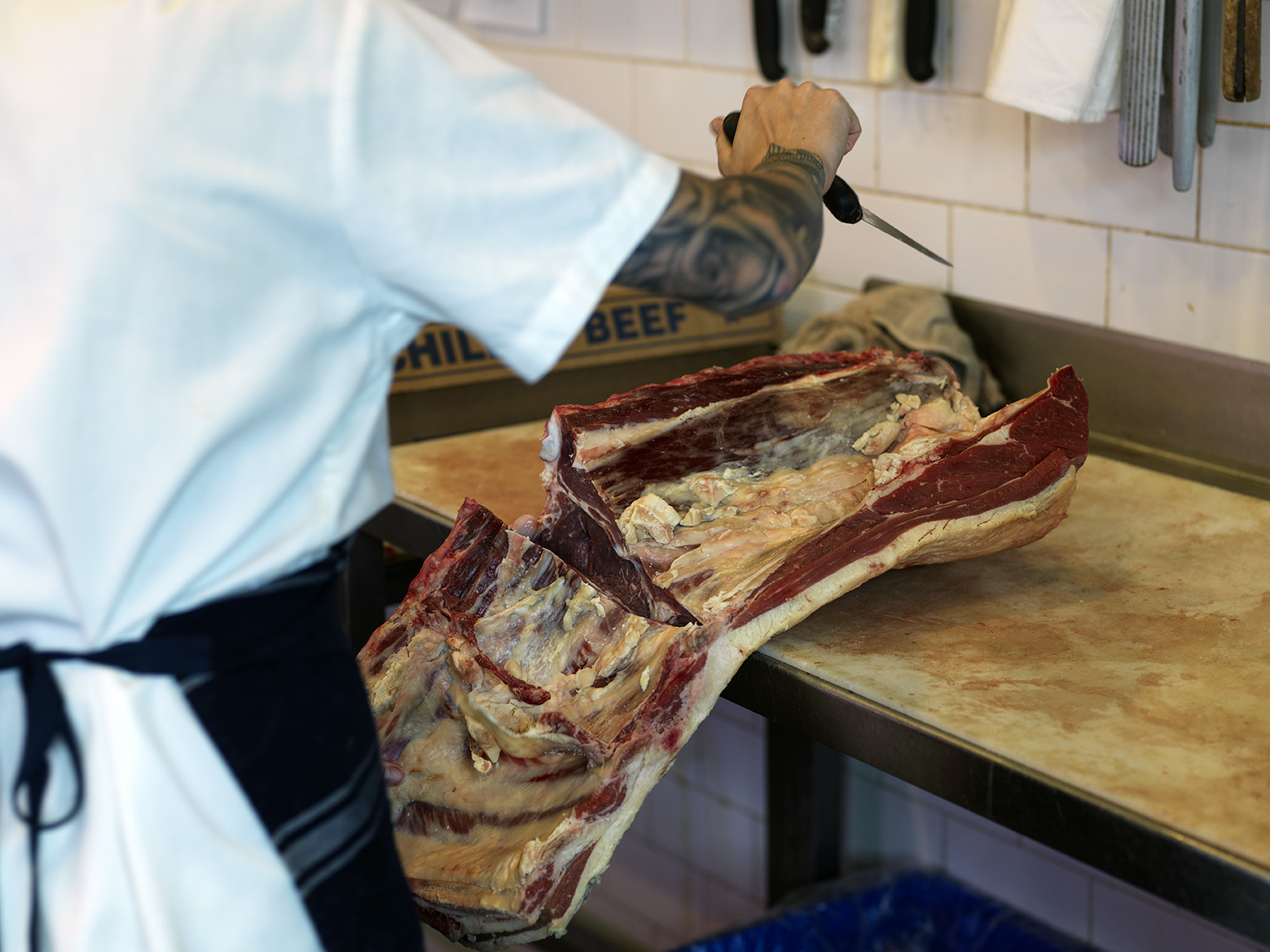 Knife skills from cheffing were a natural fit for butchery.