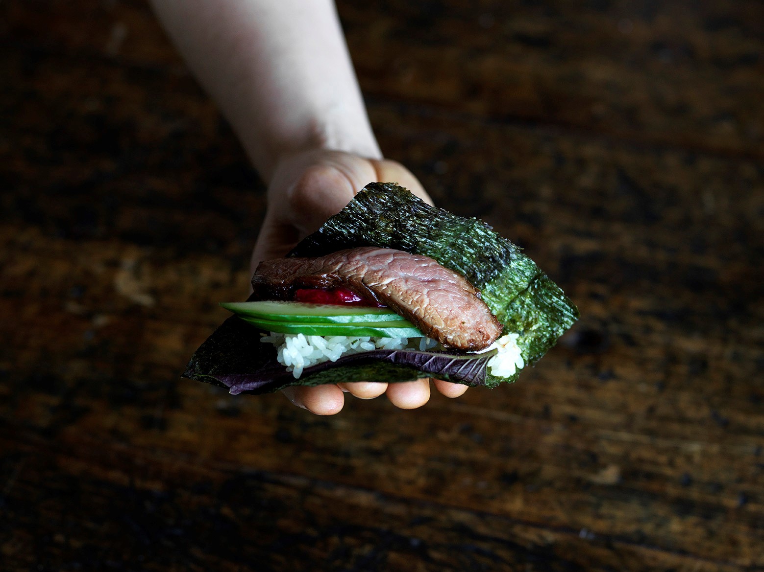 Tri tip temaki - the new taco-party.